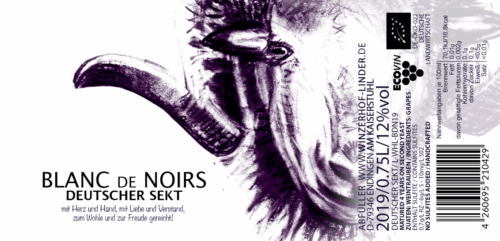 BIO - Sekt Blanc de Noirs - Brut Nature 48 Monate