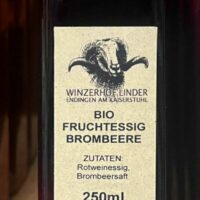 BIO Fruchtessig Brombeere 0,25L