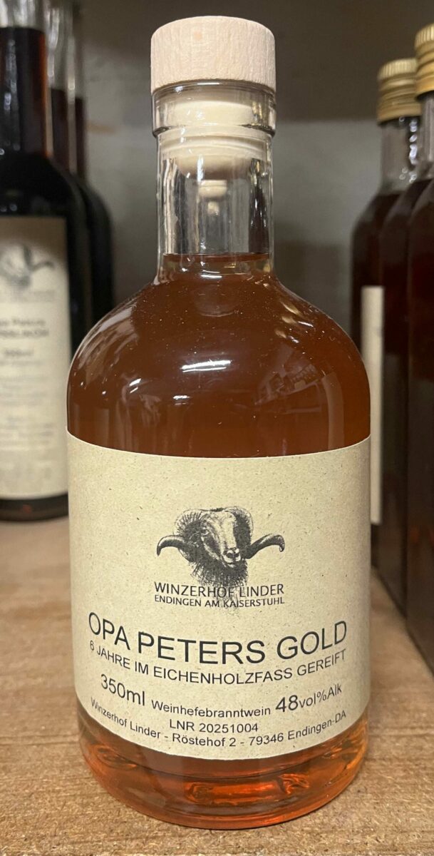 Opa Peters GOLD - 6 Jahre im Holz gereift - 0,35L