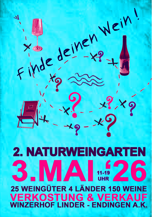 Eintritt 3. Naturweingarten, 02. Mai 2027, Naturweinverkostung, im Permakulturgarten, 12-18 Uhr